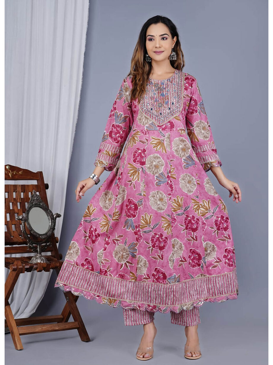 Dark Pink Trendy Elementary Designer Readymade Salwar Suit