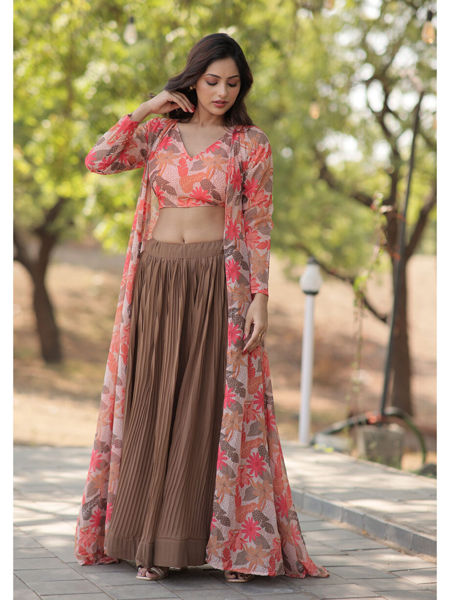 Faux Georgette Designer Lehenga Choli